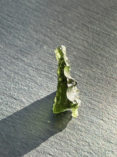 Genuine 1.40 gram Chlum Moldavite from Czech Republic