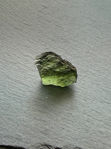 Genuine 1.40 gram Chlum Moldavite from Czech Republic