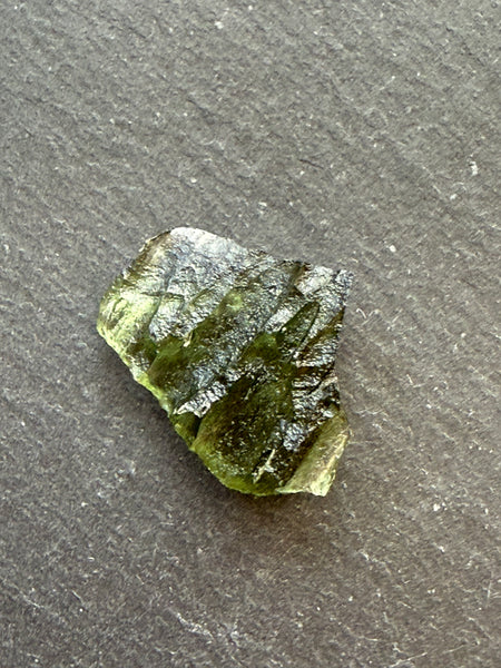 Genuine 1.40 gram Chlum Moldavite from Czech Republic