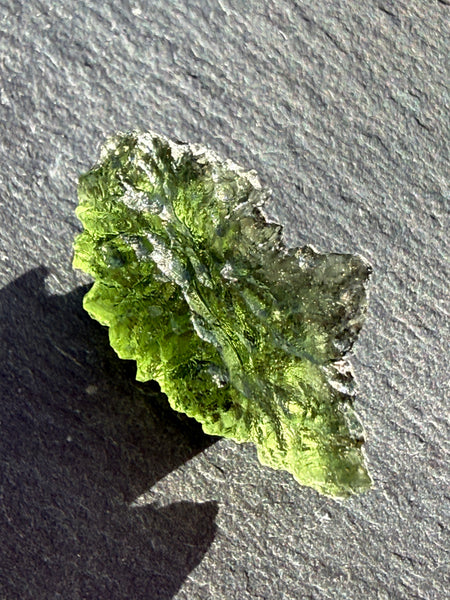 Genuine 2.47 gram Nesmen Forest Moldavite from Czech Republic