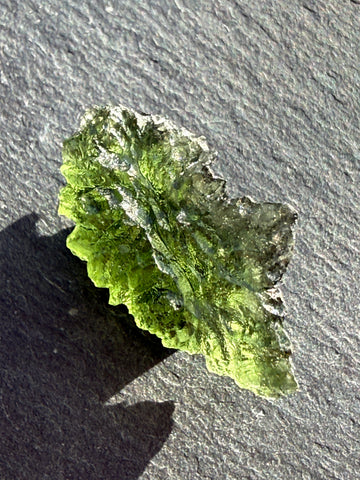 Genuine 2.47 gram Nesmen Forest Moldavite from Czech Republic