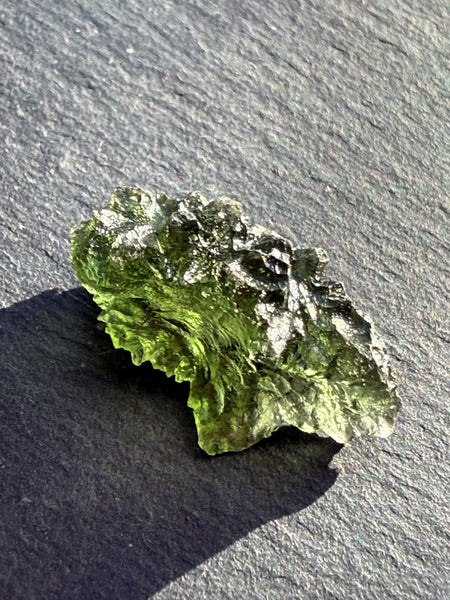 Genuine 2.47 gram Nesmen Forest Moldavite from Czech Republic