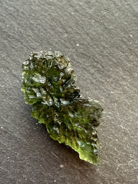 Genuine 2.47 gram Nesmen Forest Moldavite from Czech Republic