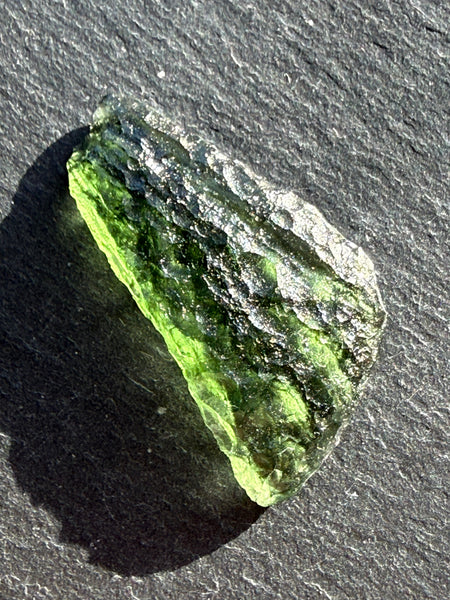 Genuine 2.62 grams Vrabce piece of Moldavite.