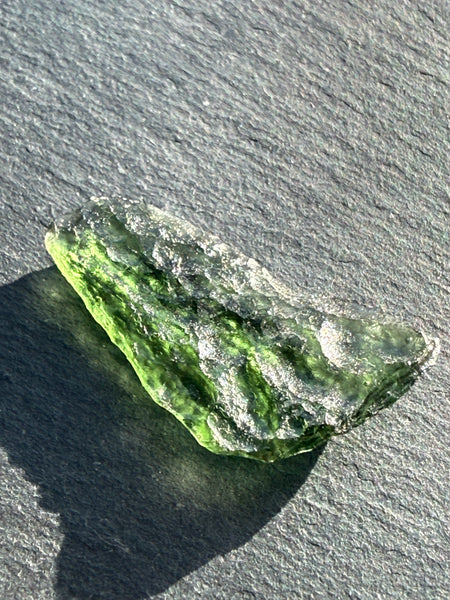 Genuine 2.62 grams Vrabce piece of Moldavite.