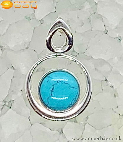 Sterling Silver Circle Design Pendant