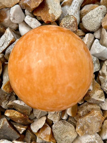 Orange Calcite Sphere