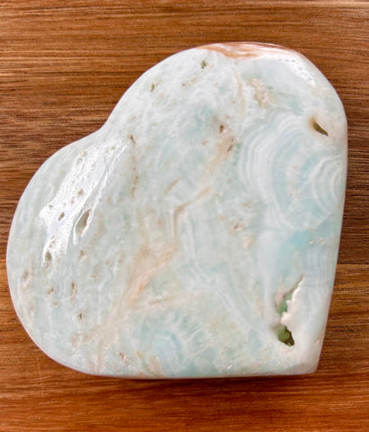 Caribbean Calcite Heart