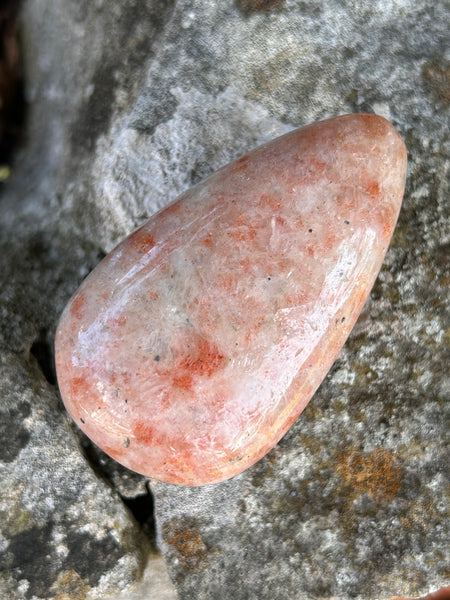 Sunstone Crystal Palm Stone
