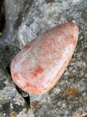Sunstone Crystal Palm Stone