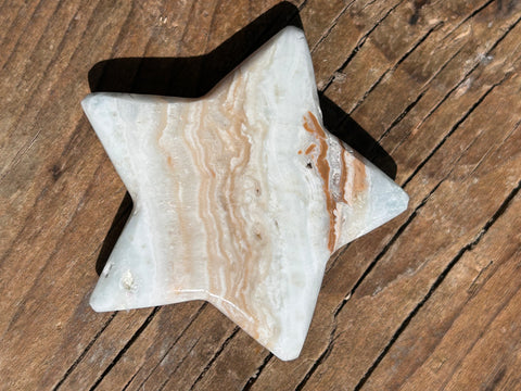 Caribbean Calcite Star Palm Crystal
