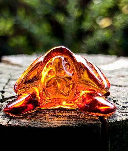 Amber Turtle / Tortoise Carving