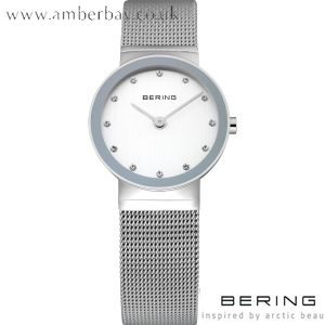 Bering Ladies Swarovski and Mesh Strap Watch 10126-000