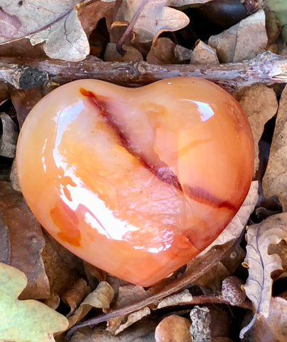 Carnelian (Cornelian) Heart