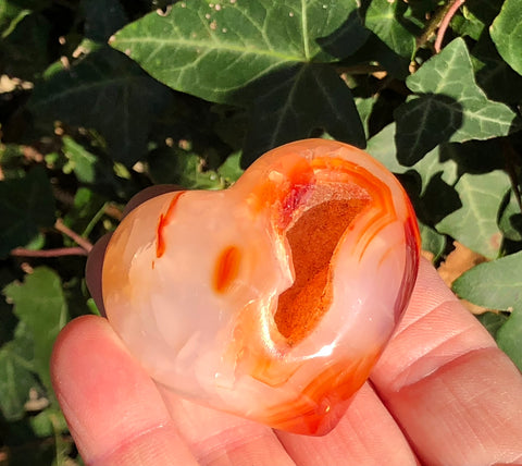 Carnelian (Cornelian) Heart