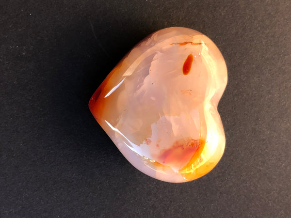 Carnelian (Cornelian) Heart