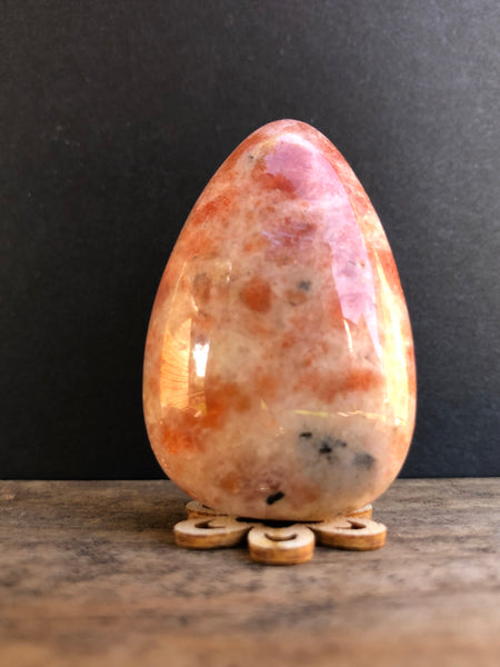 Sunstone Crystal Palm Stone