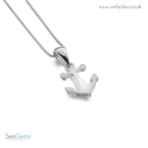 Sea Gems Sterling Silver Anchor Pendant / Charm P3501