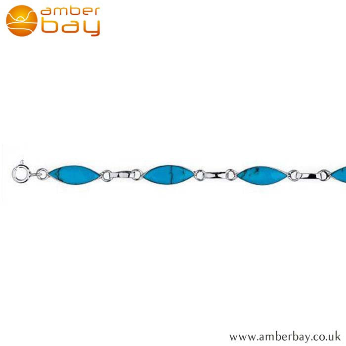 Sterling Silver and Turquoise Bracelet at Amber Bay