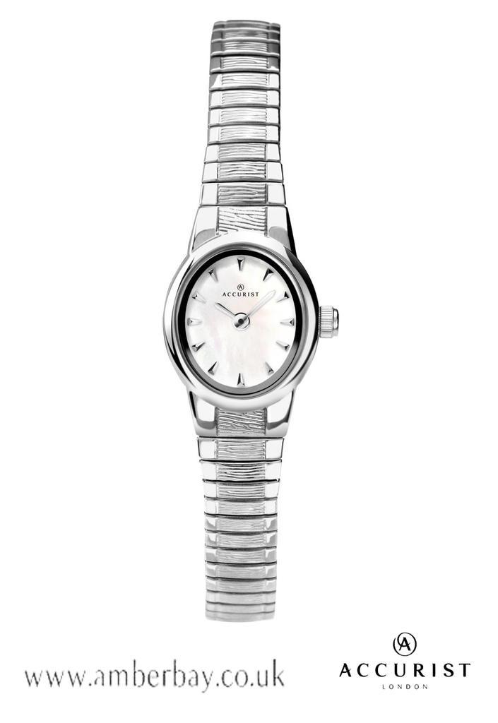 Ladies Stainless Steel Expandable Accurist Watch 8051