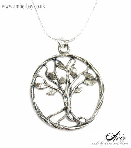 Aviv Sterling Silver Tree Of Life Necklace