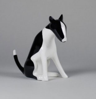 AS Cmielow Bull Terrier Dog Porcelain Figure