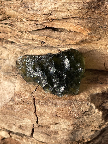 Genuine 3.20 g Vrabce Moldavite from Czech Republic