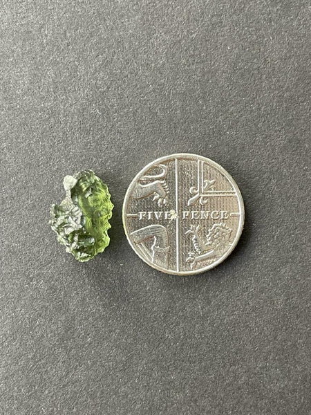 Small Genuine Moldavite A grade from Czech Republic