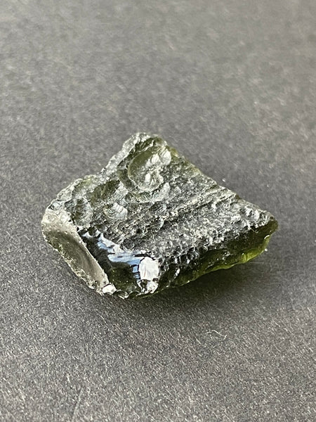 Genuine 2.48 g Chlum Moldavite from Czech Republic