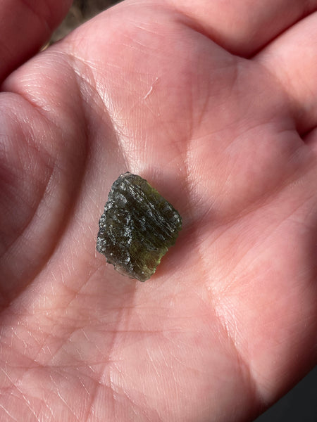 Genuine 1.40 g Chlum Moldavite