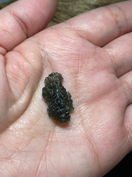 Genuine 2.16 g Rare Maly Chlum Moldavite from Czech Republic