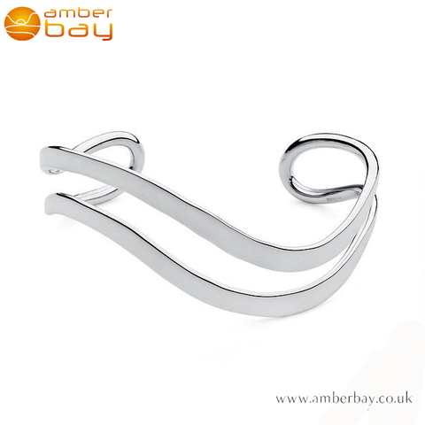 Silver Torque Bangle