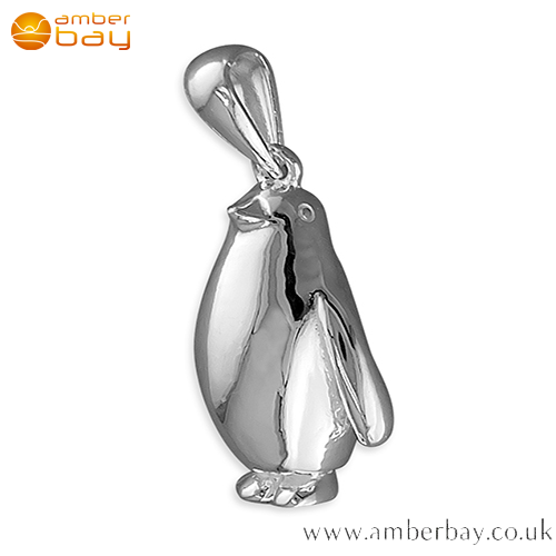 Sterling Silver Penguin Pendant/Charm