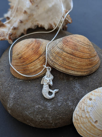 Sterling Silver Mermaid Necklace